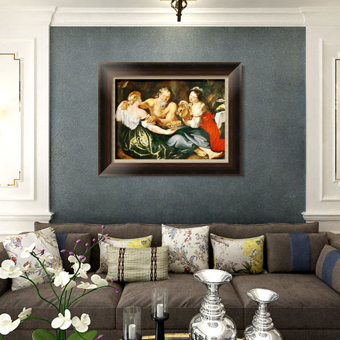 INVIN ART Framed Canvas Art Giclee Print Series#145 by Peter Paul Rubens Wall Art Living Room Home Office Decorations