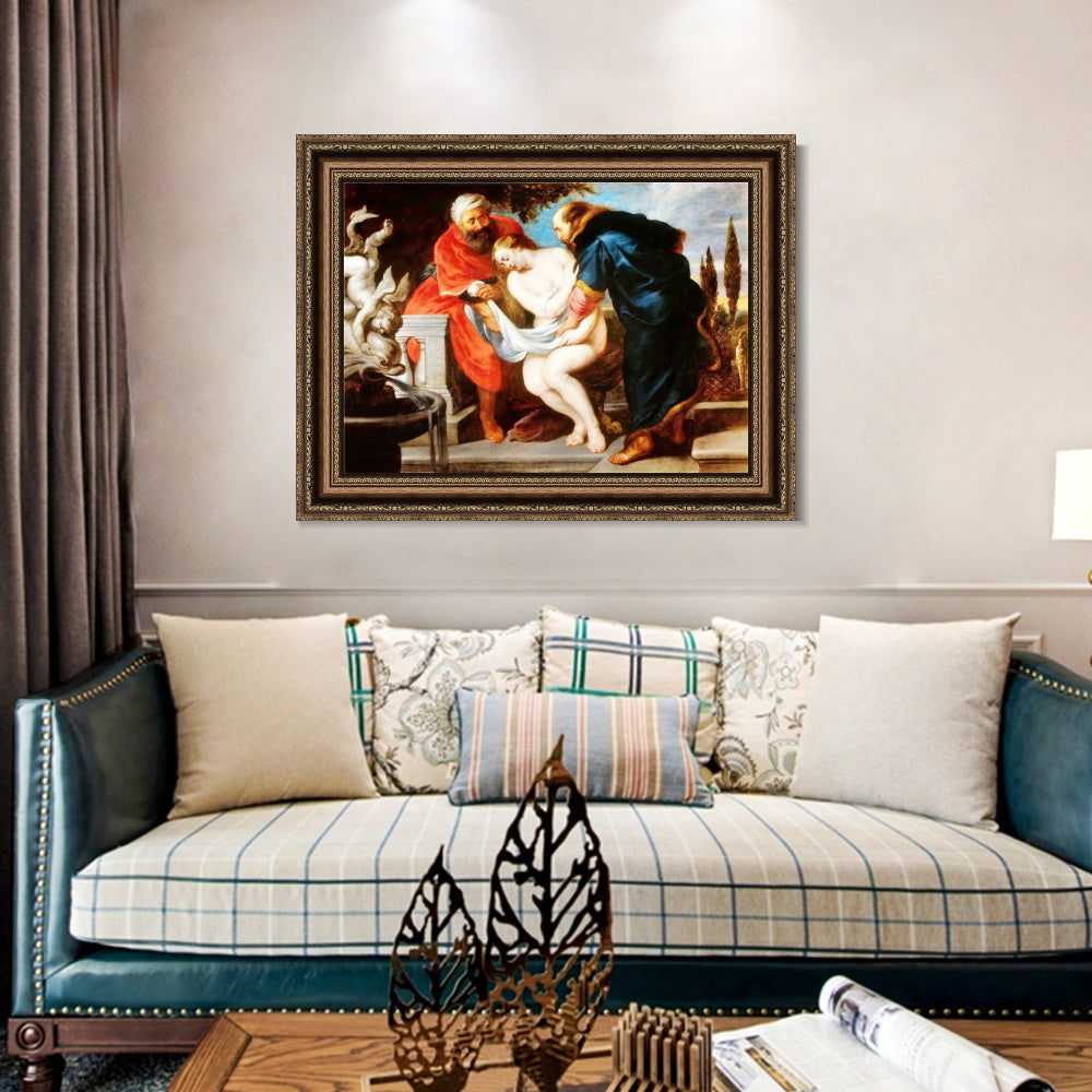 INVIN ART Framed Canvas Art Giclee Print Series#146 by Peter Paul Rubens Wall Art