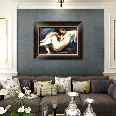 INVIN ART Framed Canvas Art Giclee Print Series#147 by Peter Paul Rubens Wall Art Living Room Home Office Decorations