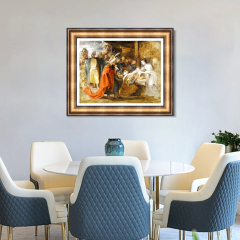 INVIN ART Framed Canvas Art Giclee Print Series#149 by Peter Paul Rubens Wall Art Living Room Home Office Decorations