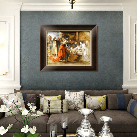 INVIN ART Framed Canvas Art Giclee Print Series#149 by Peter Paul Rubens Wall Art Living Room Home Office Decorations