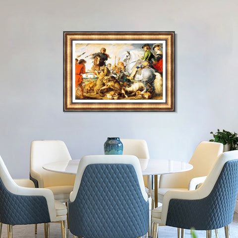 INVIN ART Framed Canvas Art Giclee Print Series#150 by Peter Paul Rubens Wall Art Living Room Home Office Decorations