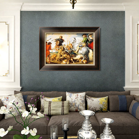 INVIN ART Framed Canvas Art Giclee Print Series#150 by Peter Paul Rubens Wall Art Living Room Home Office Decorations