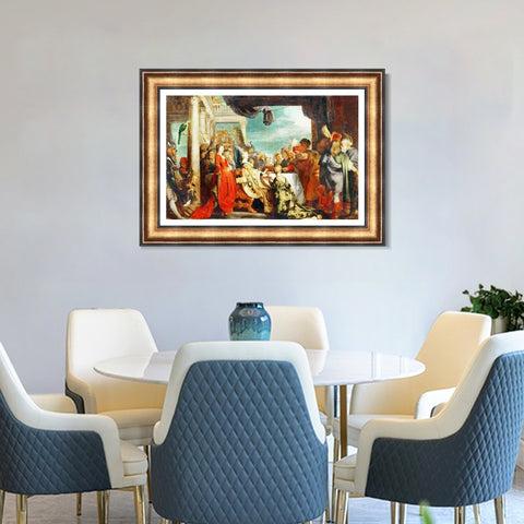 INVIN ART Framed Canvas Art Giclee Print Series#151 by Peter Paul Rubens Wall Art Living Room Home Office Decorations