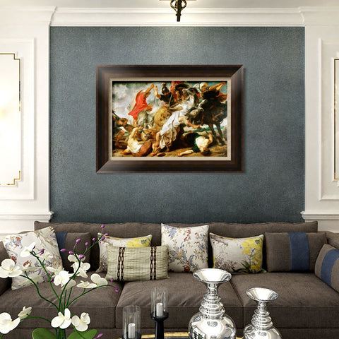 INVIN ART Framed Canvas Art Giclee Print Series#153 by Peter Paul Rubens Wall Art Living Room Home Office Decorations