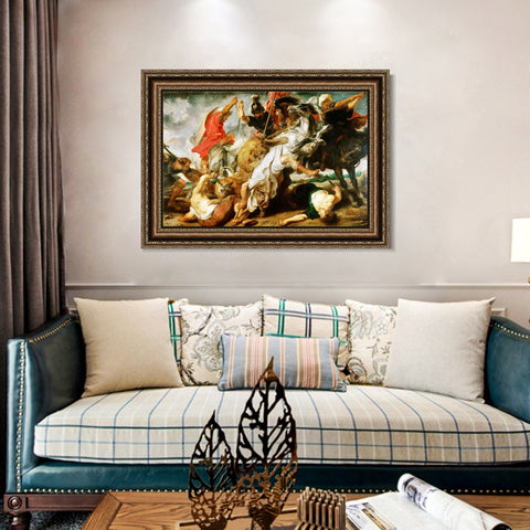 INVIN ART Framed Canvas Art Giclee Print Series#153 by Peter Paul Rubens Wall Art Living Room Home Office Decorations
