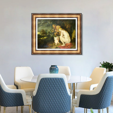 INVIN ART Framed Canvas Art Giclee Print Series#155 by Peter Paul Rubens Wall Art Living Room Home Office Decorations