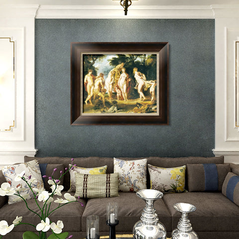 INVIN ART Framed Canvas Art Giclee Print Series#156 by Peter Paul Rubens Wall Art Living Room Home Office Decorations