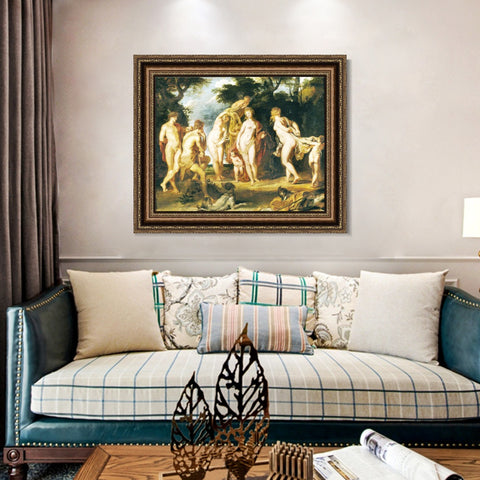 INVIN ART Framed Canvas Art Giclee Print Series#156 by Peter Paul Rubens Wall Art Living Room Home Office Decorations