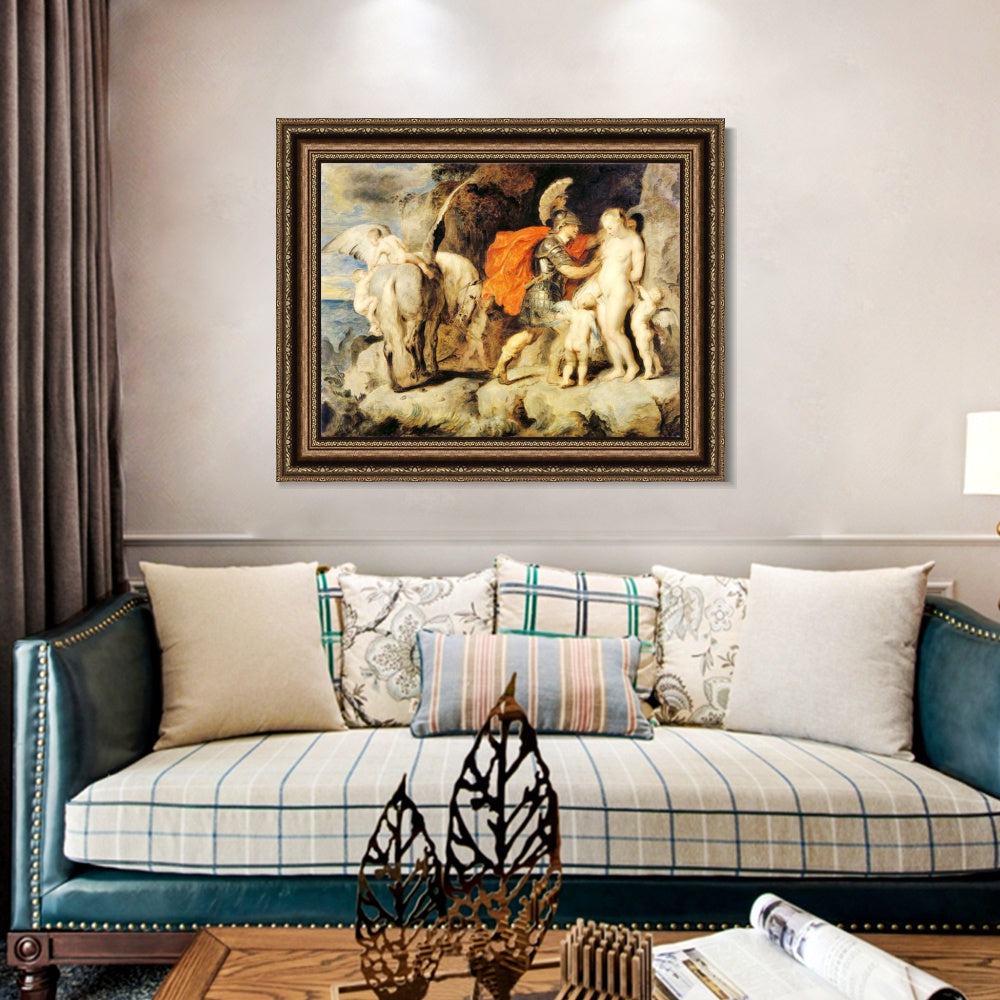 INVIN ART Framed Canvas Art Giclee Print Series#157 by Peter Paul Rubens Wall Art
