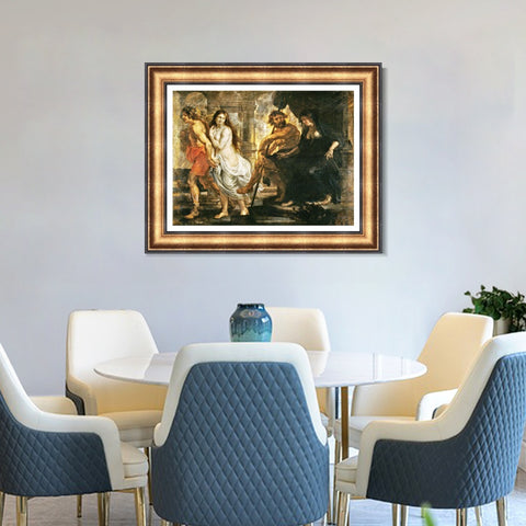 INVIN ART Framed Canvas Art Giclee Print Series#158 by Peter Paul Rubens Wall Art Living Room Home Office Decorations