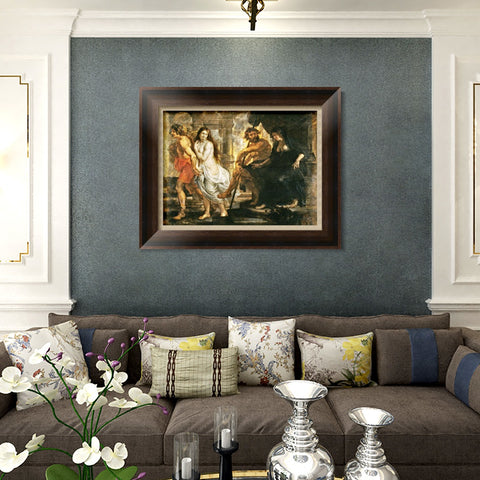 INVIN ART Framed Canvas Art Giclee Print Series#158 by Peter Paul Rubens Wall Art Living Room Home Office Decorations