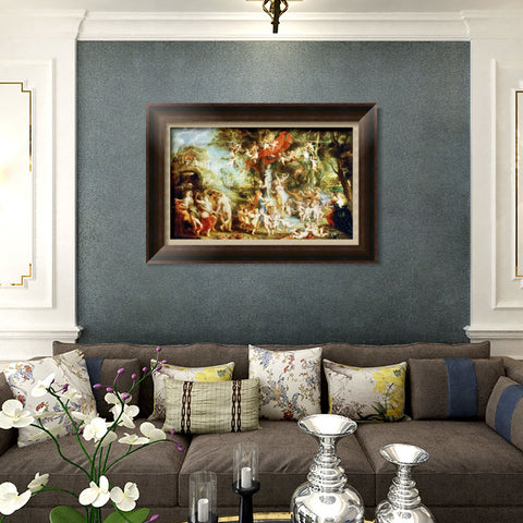 INVIN ART Framed Canvas Art Giclee Print Series#159 by Peter Paul Rubens Wall Art Living Room Home Office Decorations