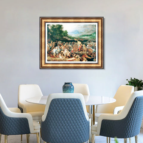 INVIN ART Framed Canvas Art Giclee Print Series#160 by Peter Paul Rubens Wall Art Living Room Home Office Decorations