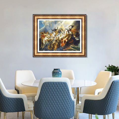 INVIN ART Framed Canvas Art Giclee Print Series#162 by Peter Paul Rubens Wall Art Living Room Home Office Decorations