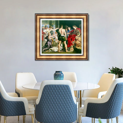 INVIN ART Framed Canvas Art Giclee Print Series#163 by Peter Paul Rubens Wall Art Living Room Home Office Decorations