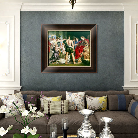 INVIN ART Framed Canvas Art Giclee Print Series#163 by Peter Paul Rubens Wall Art Living Room Home Office Decorations