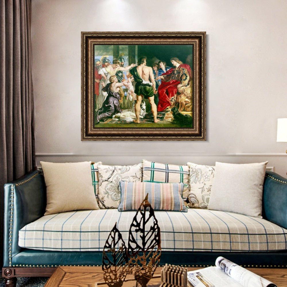 INVIN ART Framed Canvas Art Giclee Print Series#163 by Peter Paul Rubens Wall Art