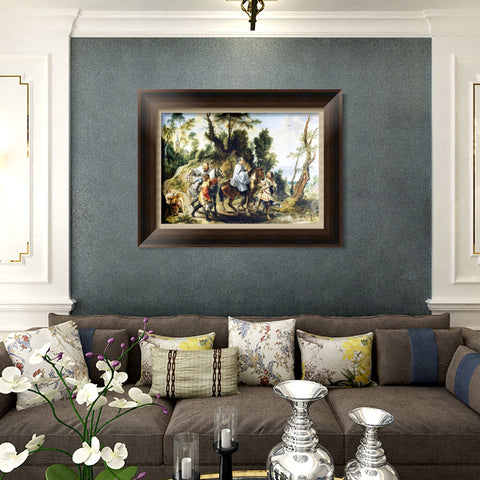 INVIN ART Framed Canvas Art Giclee Print Series#164 by Peter Paul Rubens Wall Art Living Room Home Office Decorations