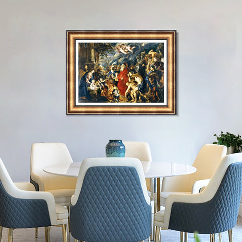 INVIN ART Framed Canvas Art Giclee Print Series#166 by Peter Paul Rubens Wall Art Living Room Home Office Decorations