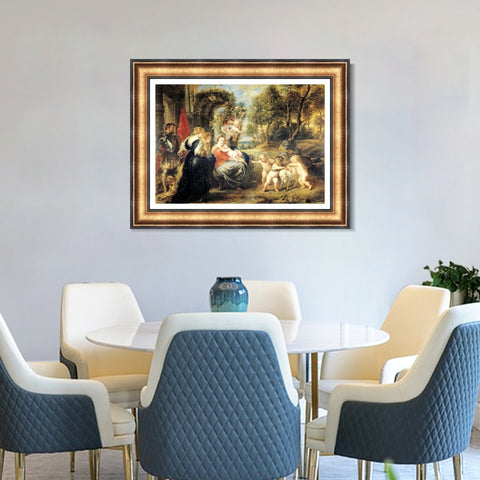 INVIN ART Framed Canvas Art Giclee Print Series#167 by Peter Paul Rubens Wall Art Living Room Home Office Decorations