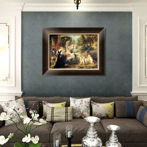 INVIN ART Framed Canvas Art Giclee Print Series#167 by Peter Paul Rubens Wall Art Living Room Home Office Decorations