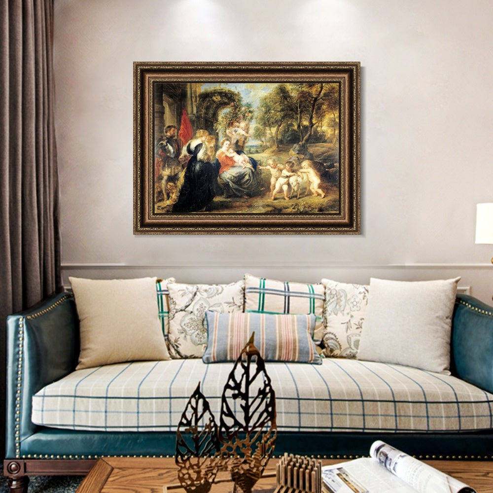 INVIN ART Framed Canvas Art Giclee Print Series#167 by Peter Paul Rubens Wall Art