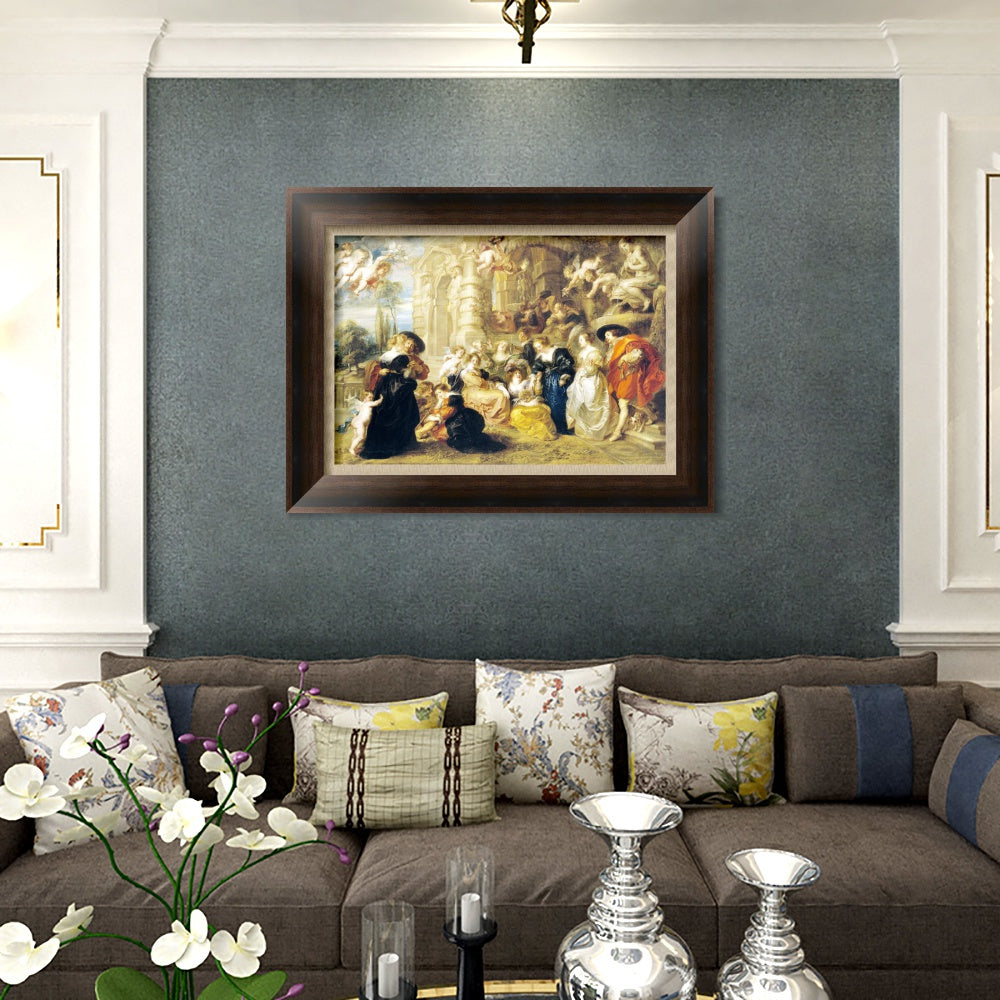 INVIN ART Framed Canvas Art Giclee Print Series#168 by Peter Paul Rubens Wall Art