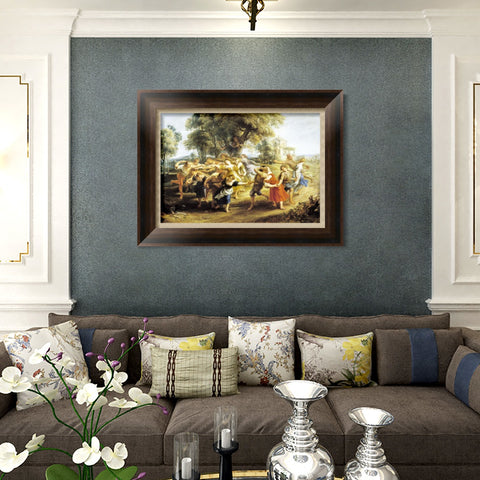 INVIN ART Framed Canvas Art Giclee Print Series#170 by Peter Paul Rubens Wall Art Living Room Home Office Decorations