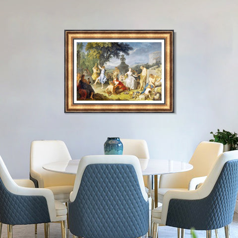 INVIN ART Framed Canvas Art Giclee Print Series#171 by Peter Paul Rubens Wall Art Living Room Home Office Decorations
