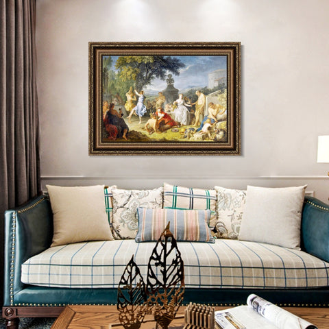 INVIN ART Framed Canvas Art Giclee Print Series#171 by Peter Paul Rubens Wall Art Living Room Home Office Decorations