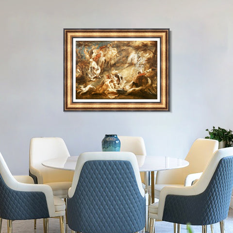INVIN ART Framed Canvas Art Giclee Print Series#172 by Peter Paul Rubens Wall Art Living Room Home Office Decorations