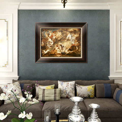 INVIN ART Framed Canvas Art Giclee Print Series#172 by Peter Paul Rubens Wall Art Living Room Home Office Decorations