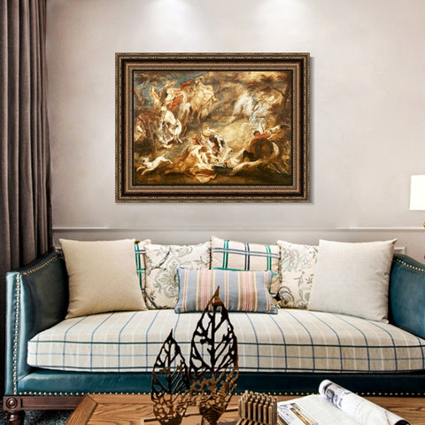 INVIN ART Framed Canvas Art Giclee Print Series#172 by Peter Paul Rubens Wall Art Living Room Home Office Decorations