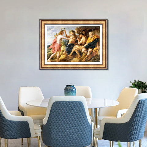 INVIN ART Framed Canvas Art Giclee Print Series#173 by Peter Paul Rubens Wall Art Living Room Home Office Decorations