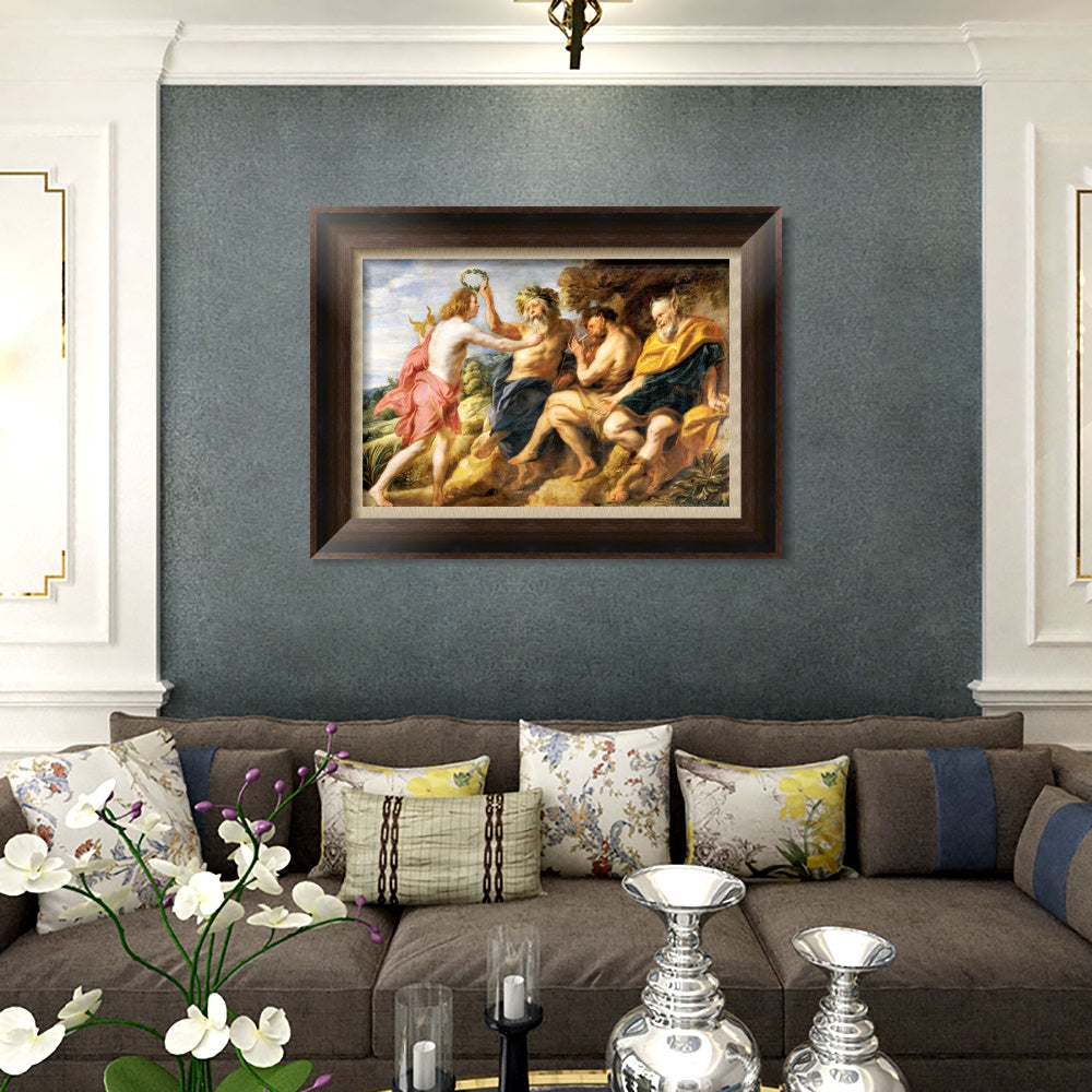 INVIN ART Framed Canvas Art Giclee Print Series#173 by Peter Paul Rubens Wall Art