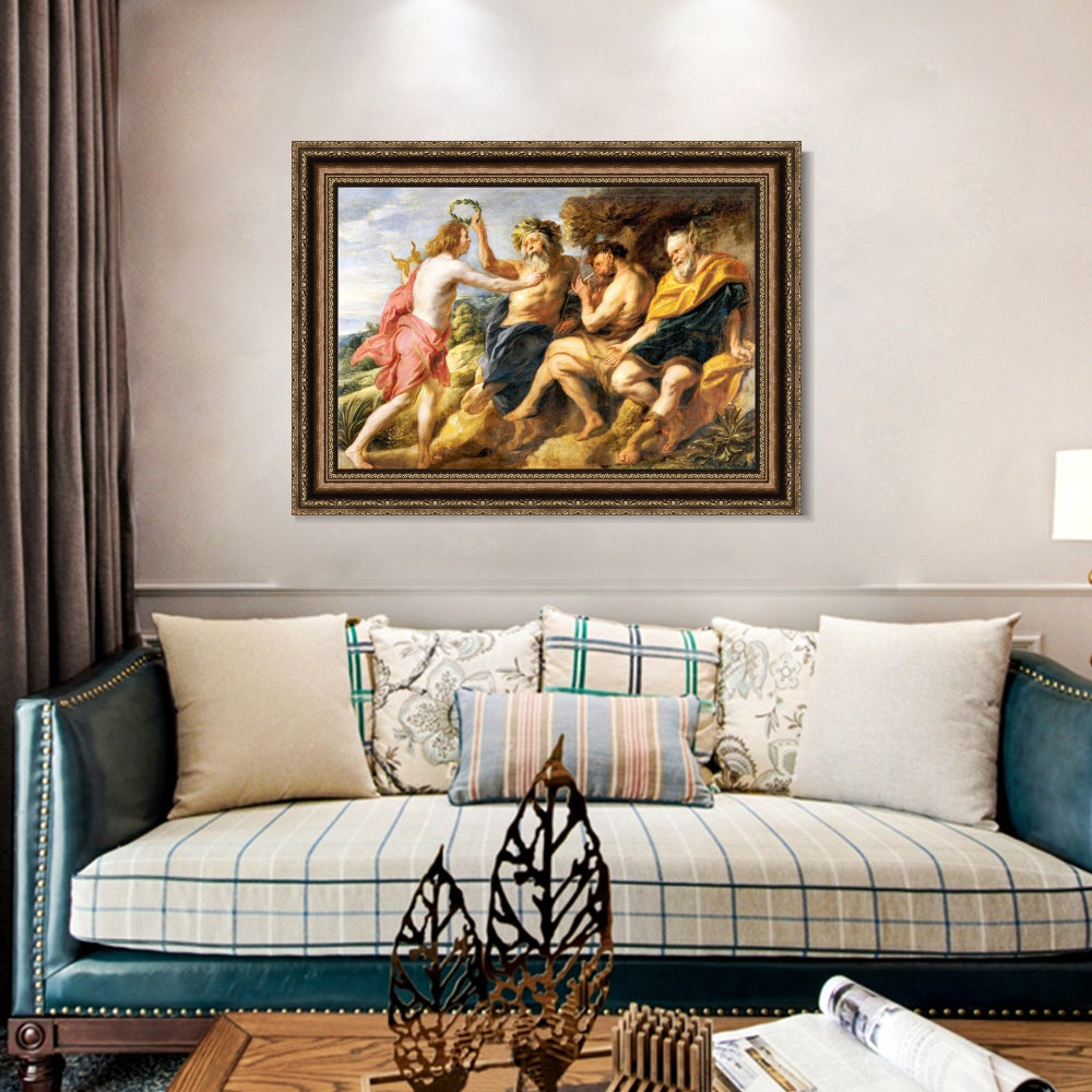 INVIN ART Framed Canvas Art Giclee Print Series#173 by Peter Paul Rubens Wall Art