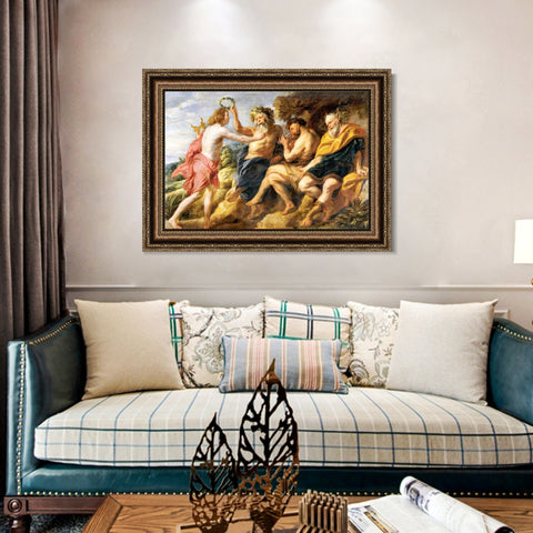 INVIN ART Framed Canvas Art Giclee Print Series#173 by Peter Paul Rubens Wall Art Living Room Home Office Decorations
