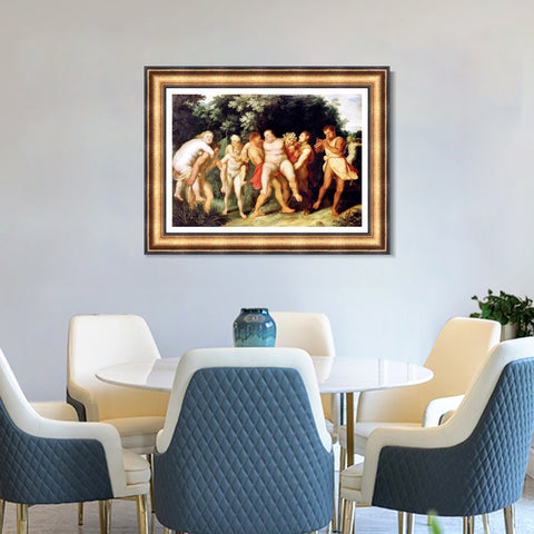 INVIN ART Framed Canvas Art Giclee Print Series#174 by Peter Paul Rubens Wall Art Living Room Home Office Decorations