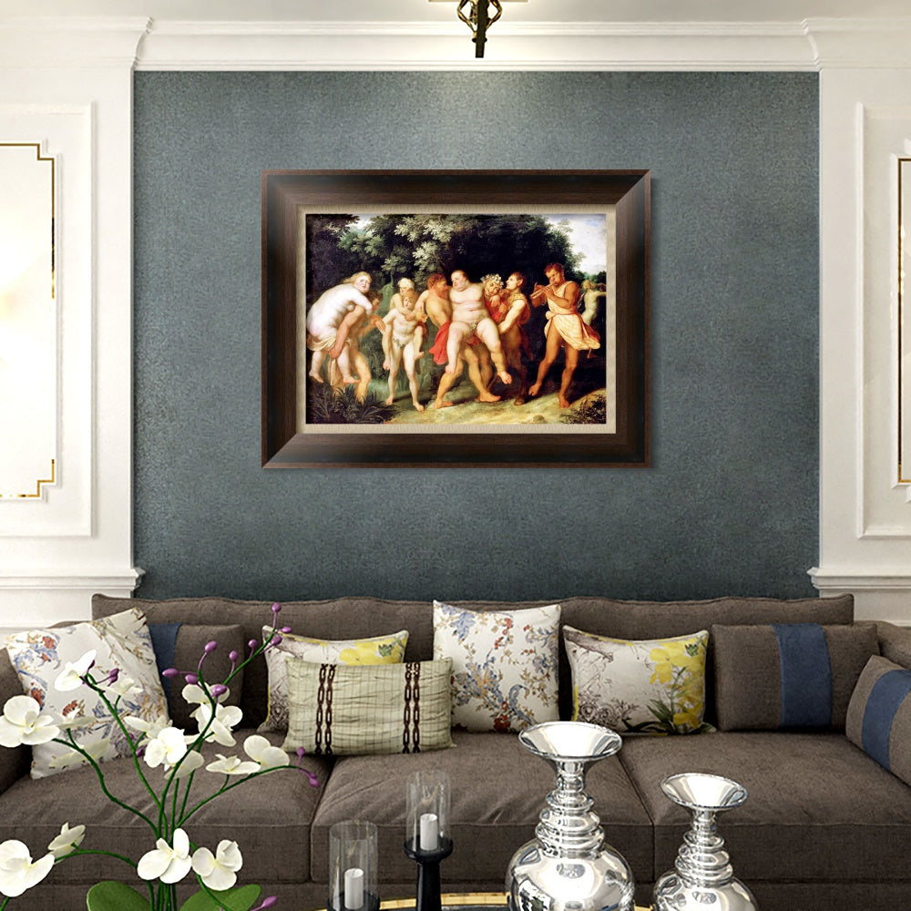 INVIN ART Framed Canvas Art Giclee Print Series#174 by Peter Paul Rubens Wall Art