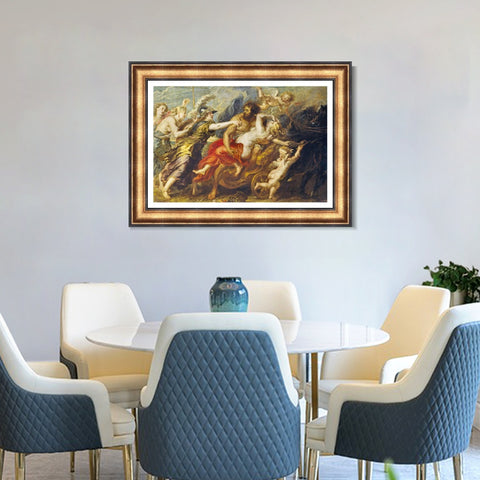 INVIN ART Framed Canvas Art Giclee Print Series#175 by Peter Paul Rubens Wall Art Living Room Home Office Decorations