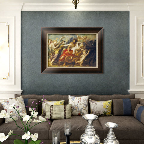 INVIN ART Framed Canvas Art Giclee Print Series#175 by Peter Paul Rubens Wall Art Living Room Home Office Decorations