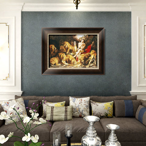 INVIN ART Framed Canvas Art Giclee Print Series#177 by Peter Paul Rubens Wall Art Living Room Home Office Decorations