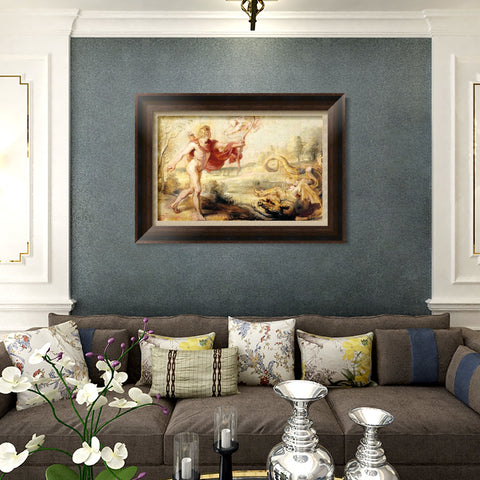 INVIN ART Framed Canvas Art Giclee Print Series#179 by Peter Paul Rubens Wall Art Living Room Home Office Decorations