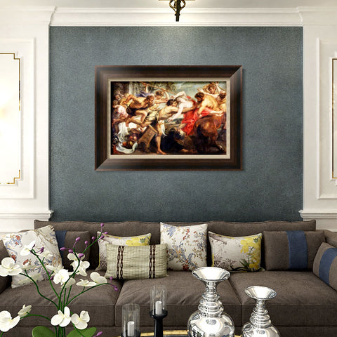 INVIN ART Framed Canvas Art Giclee Print Series#180 by Peter Paul Rubens Wall Art Living Room Home Office Decorations