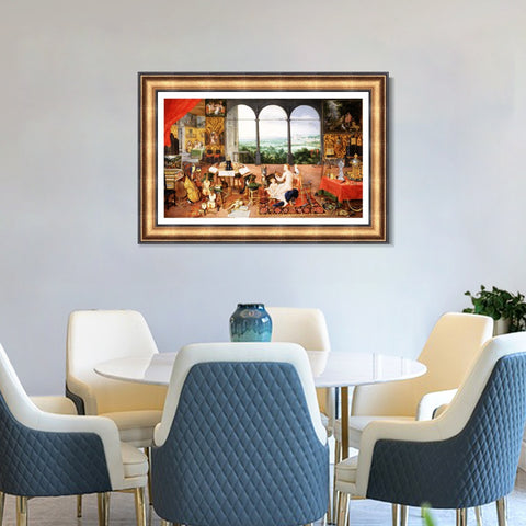 INVIN ART Framed Canvas Art Giclee Print Series#181 by Peter Paul Rubens Wall Art Living Room Home Office Decorations