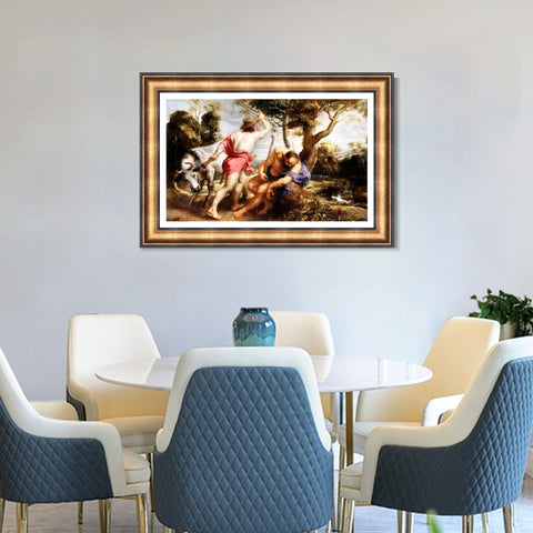 INVIN ART Framed Canvas Art Giclee Print Series#182 by Peter Paul Rubens Wall Art Living Room Home Office Decorations