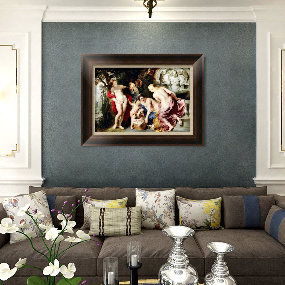 INVIN ART Framed Canvas Art Giclee Print Series#184 by Peter Paul Rubens Wall Art