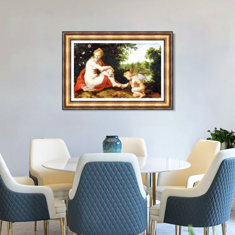 INVIN ART Framed Canvas Art Giclee Print Series#185 by Peter Paul Rubens Wall Art Living Room Home Office Decorations