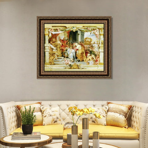 INVIN ART Framed Canvas Art Giclee Print Series#187 by Peter Paul Rubens Wall Art Living Room Home Office Decorations